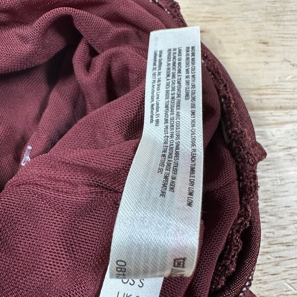 Free People Night Owl Bodysuit in Nutmeg Women's Size Small New With Tags - Picture 8 of 10